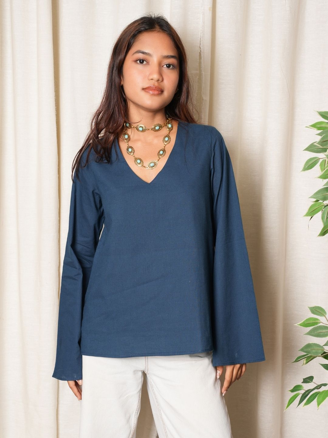 Riya Bell Sleeved Top NISHORAMA