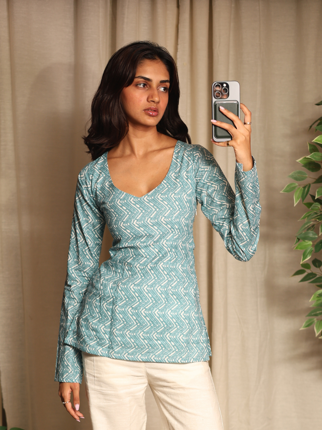 Nabila sleeved modest kurti NISHORAMA
