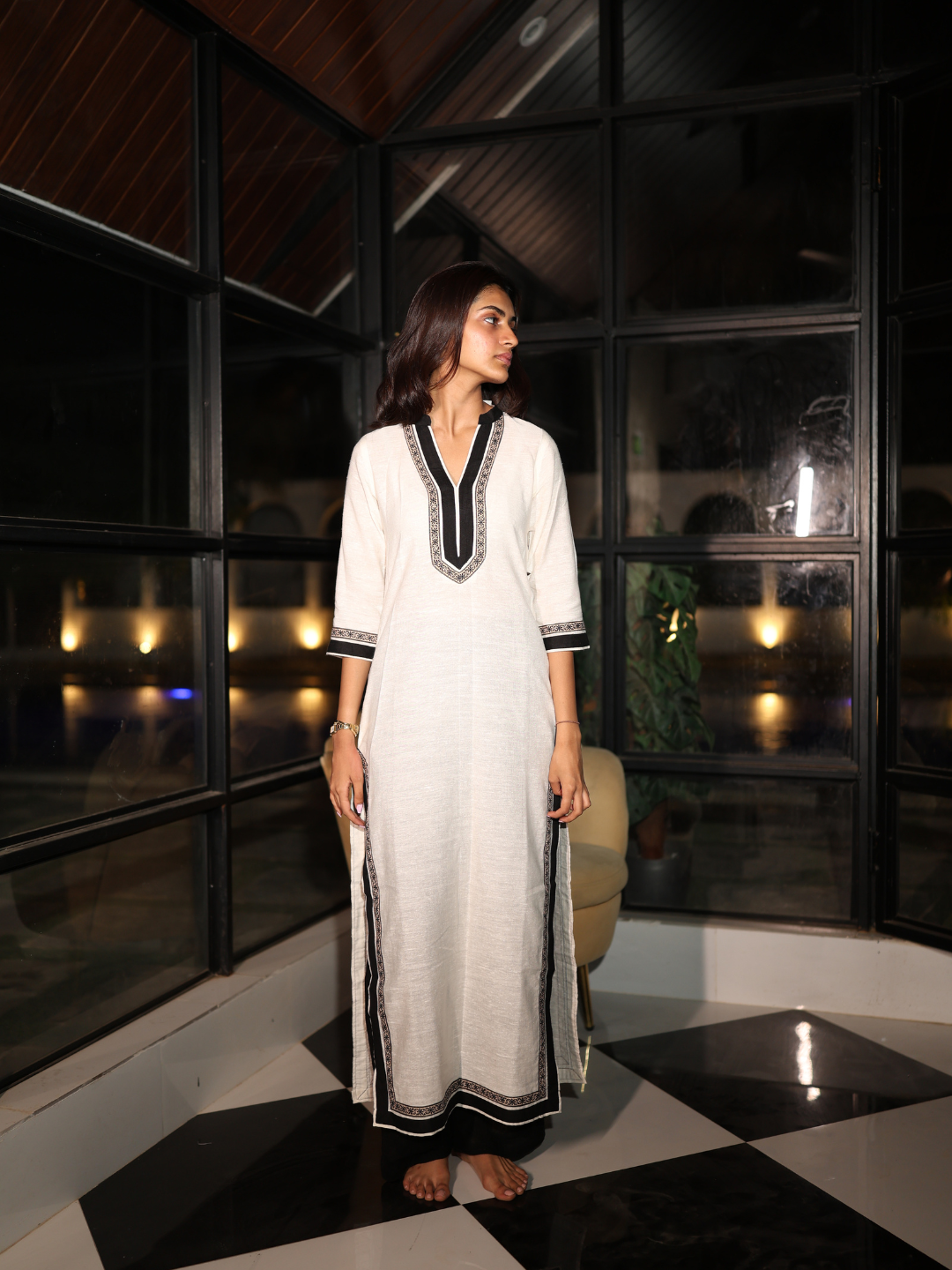 Meher Long Sleeved Kurti NISHORAMA