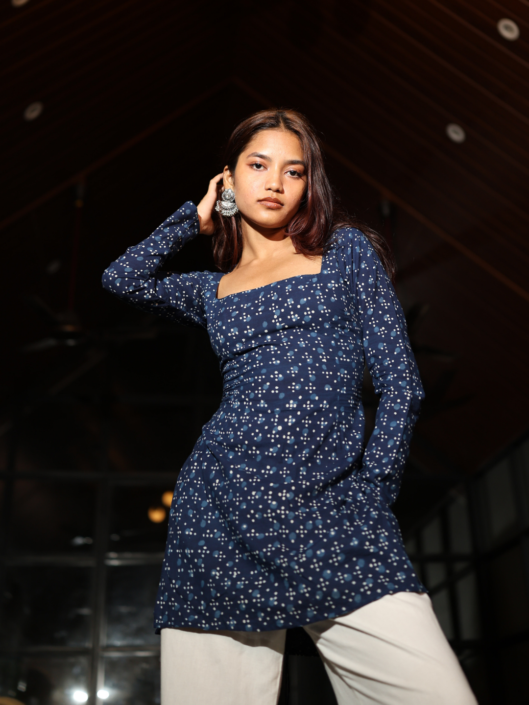 Jodha Sleeved Corset Kurti NISHORAMA