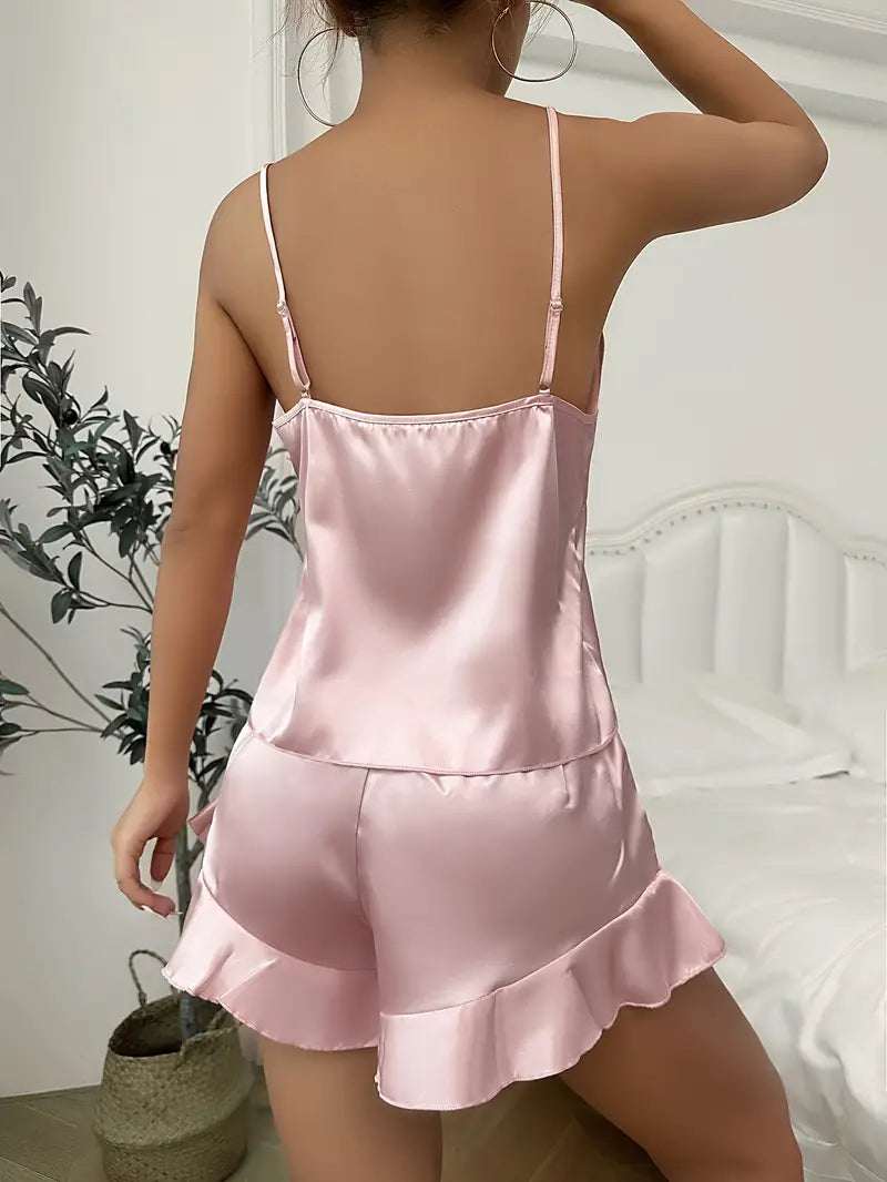 Long Sleeve Belted Robe & pajama set- 3pcs
