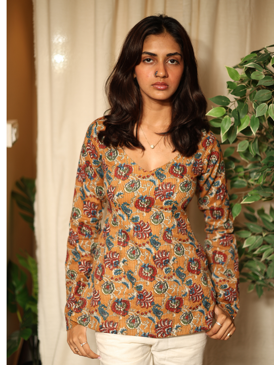 Nida sleeved modest kurti NISHORAMA