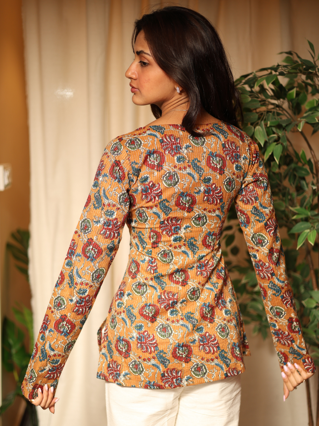 Nida sleeved modest kurti NISHORAMA