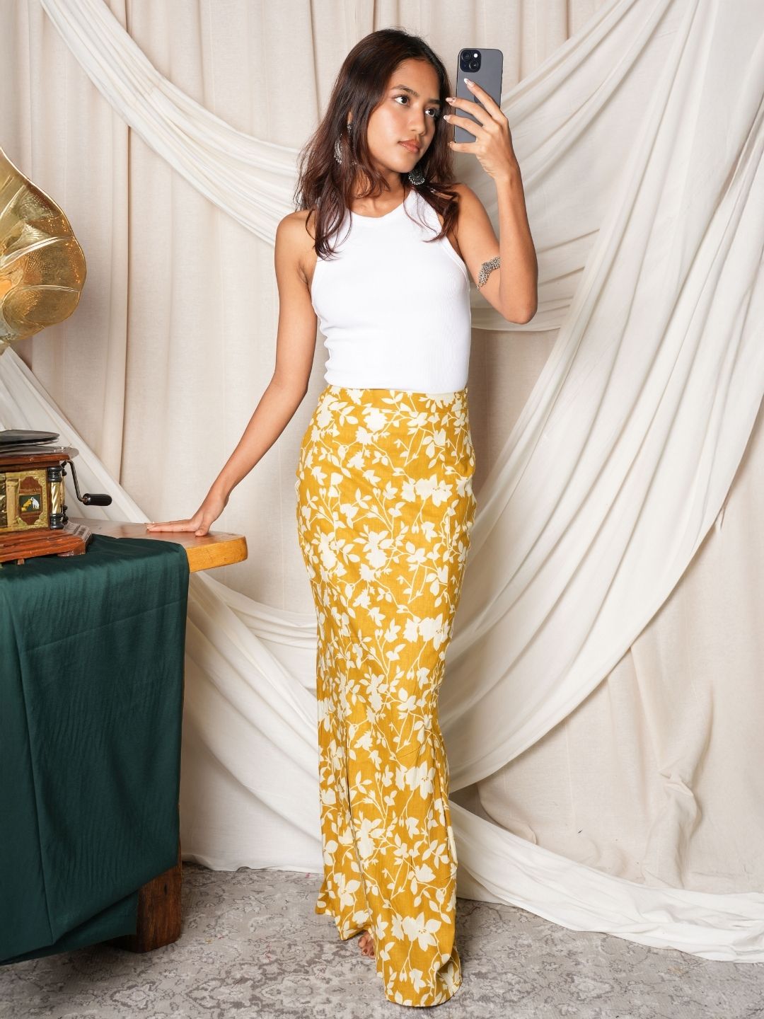 Rida Maxi Mermaid Skirt NISHORAMA