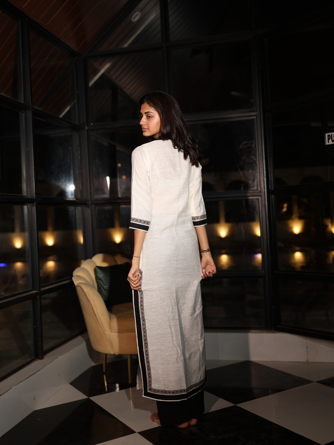 Meher Long Sleeved Kurti NISHORAMA