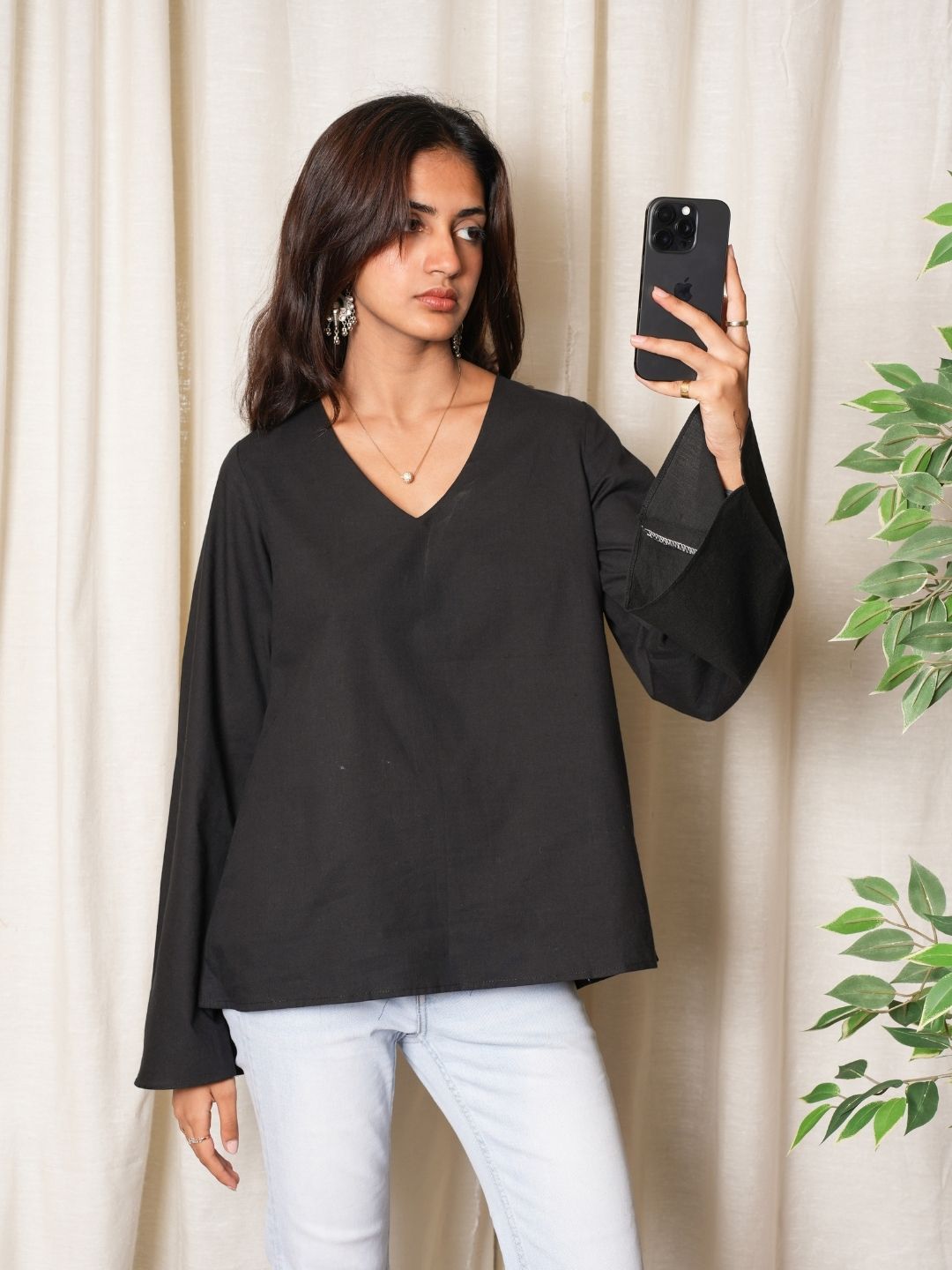Krutika Bell Sleeved Top NISHORAMA