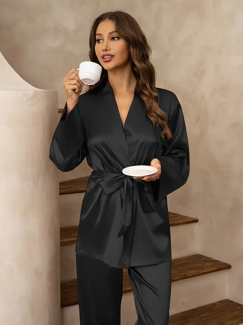 Women's Fashion Night Robe Set