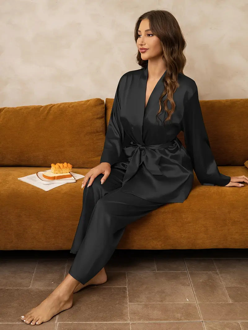 Women's Fashion Night Robe Set