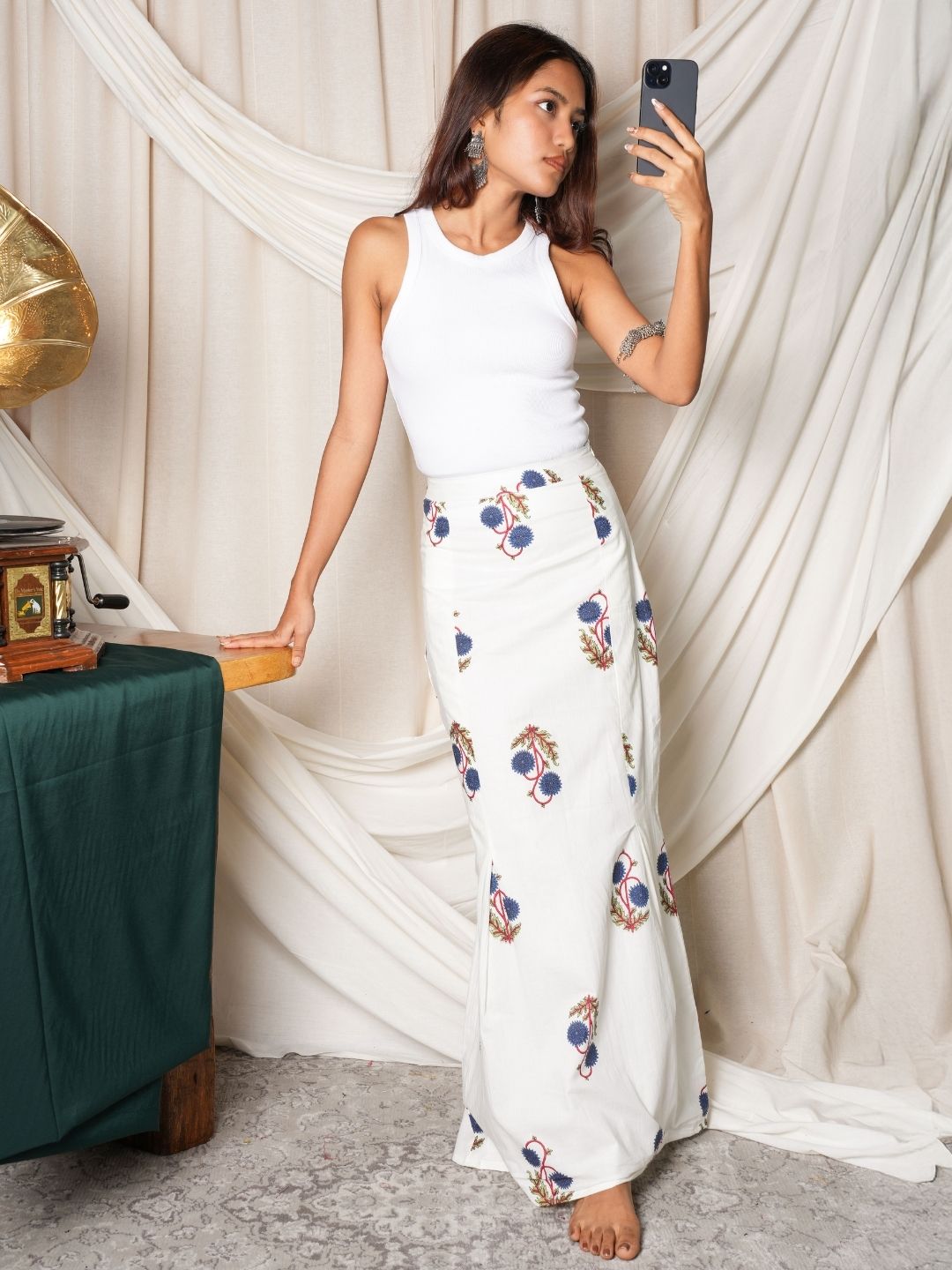 Taneesha Maxi Mermaid Skirt NISHORAMA