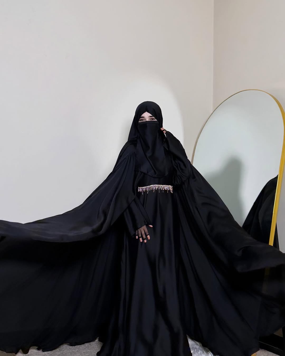 Premium Black Farasha Abaya for Special Occasions Abaya
