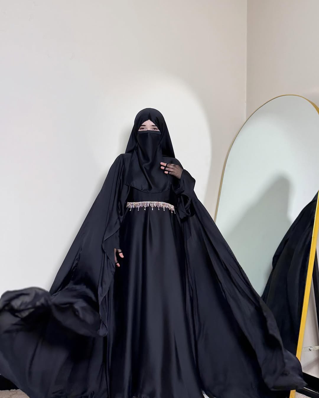 Premium Black Farasha Abaya for Special Occasions Abaya
