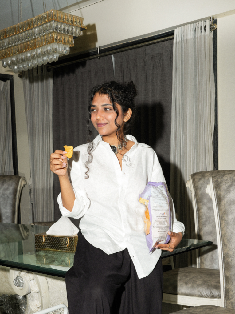 Oversized White Linen Shirt NISHORAMA