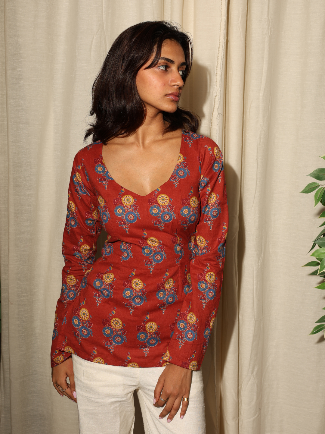 Nargis sleeved modest kurti NISHORAMA