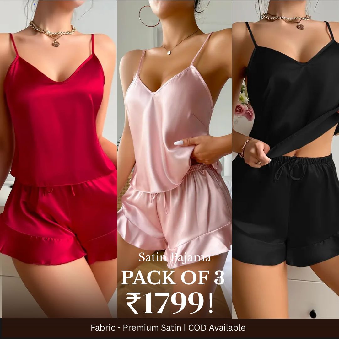 V Neck Cami Top & Flare Shorts Sleep dress, pajama set