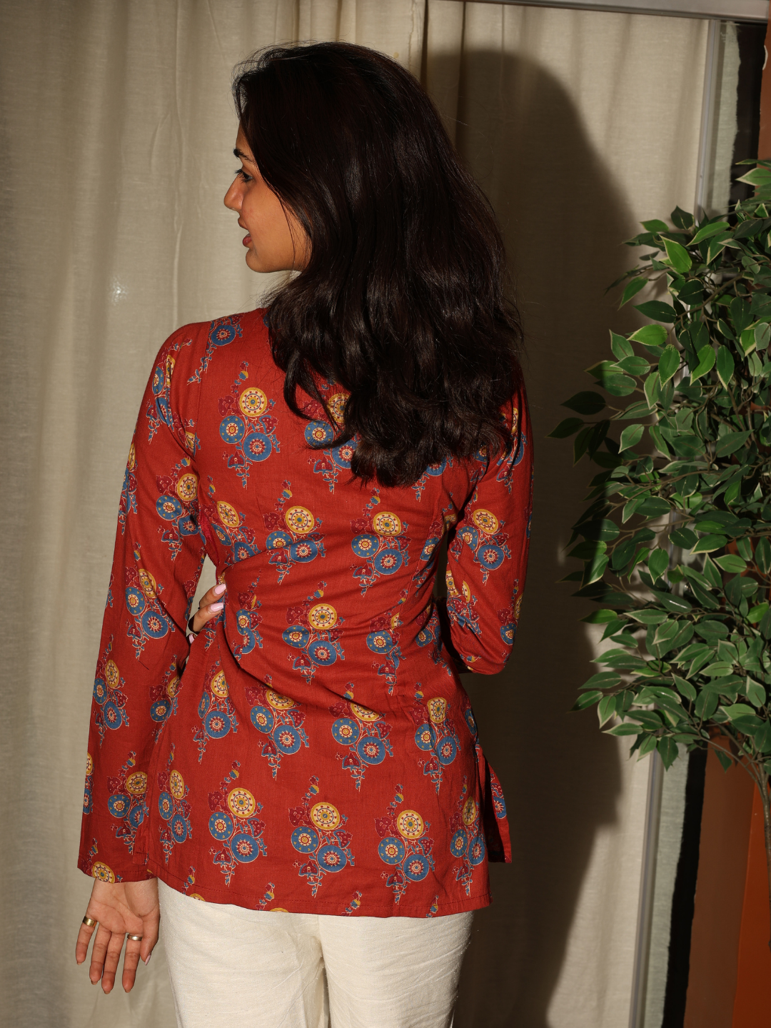 Nargis sleeved modest kurti NISHORAMA