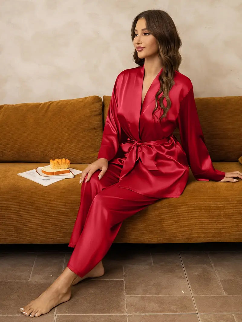 Women's Fashion Night Robe Set