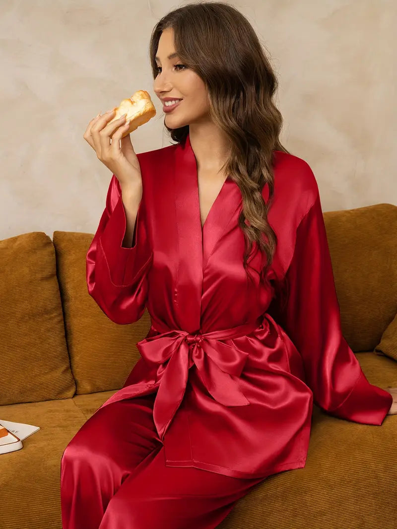 Women's Fashion Night Robe Set