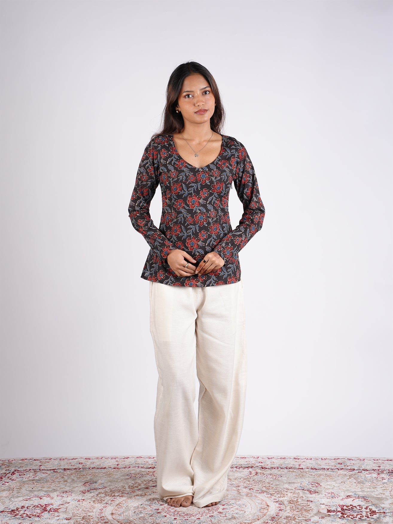Hema Sleeved Modest Kurti NISHORAMA