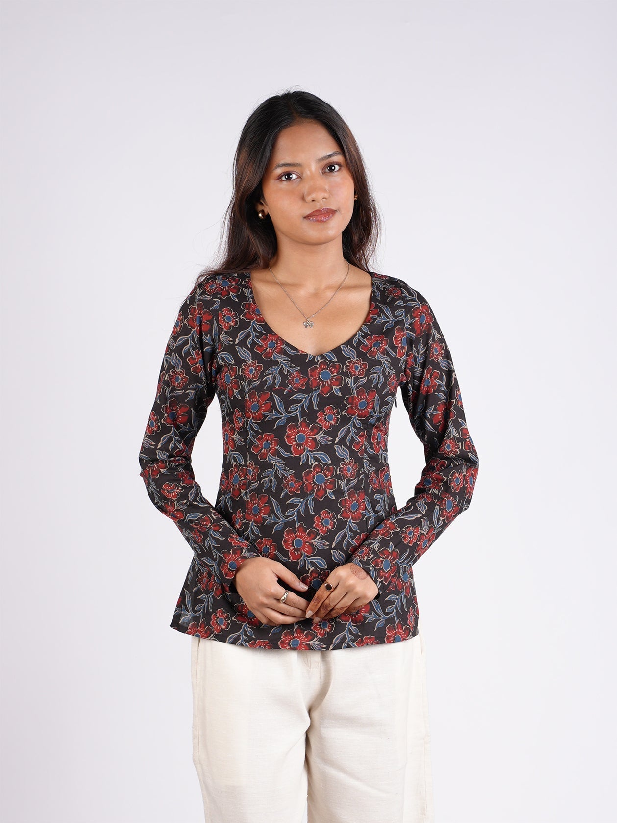 Hema Sleeved Modest Kurti NISHORAMA