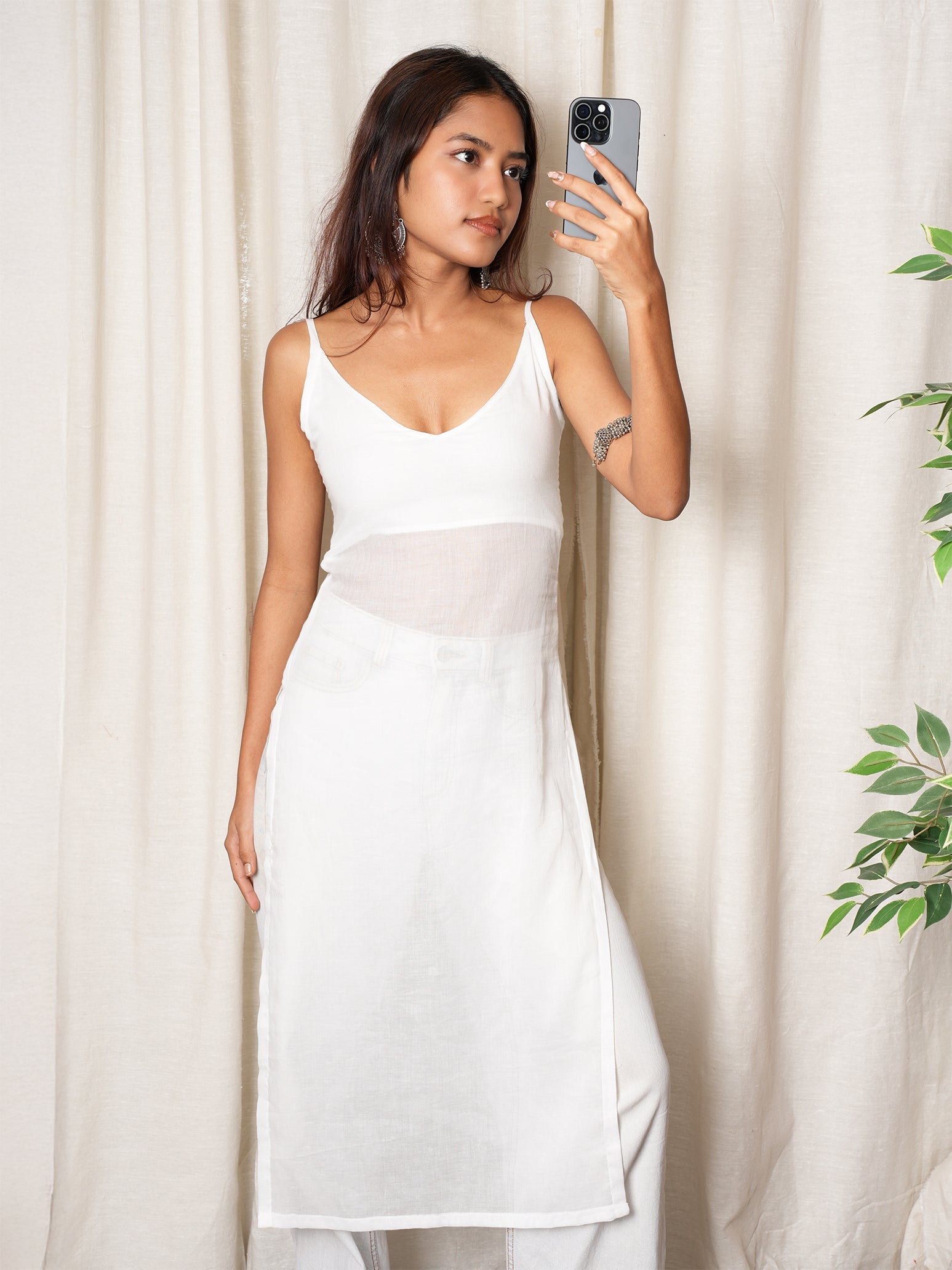 Apoorva Sheer Mul kurti NISHORAMA