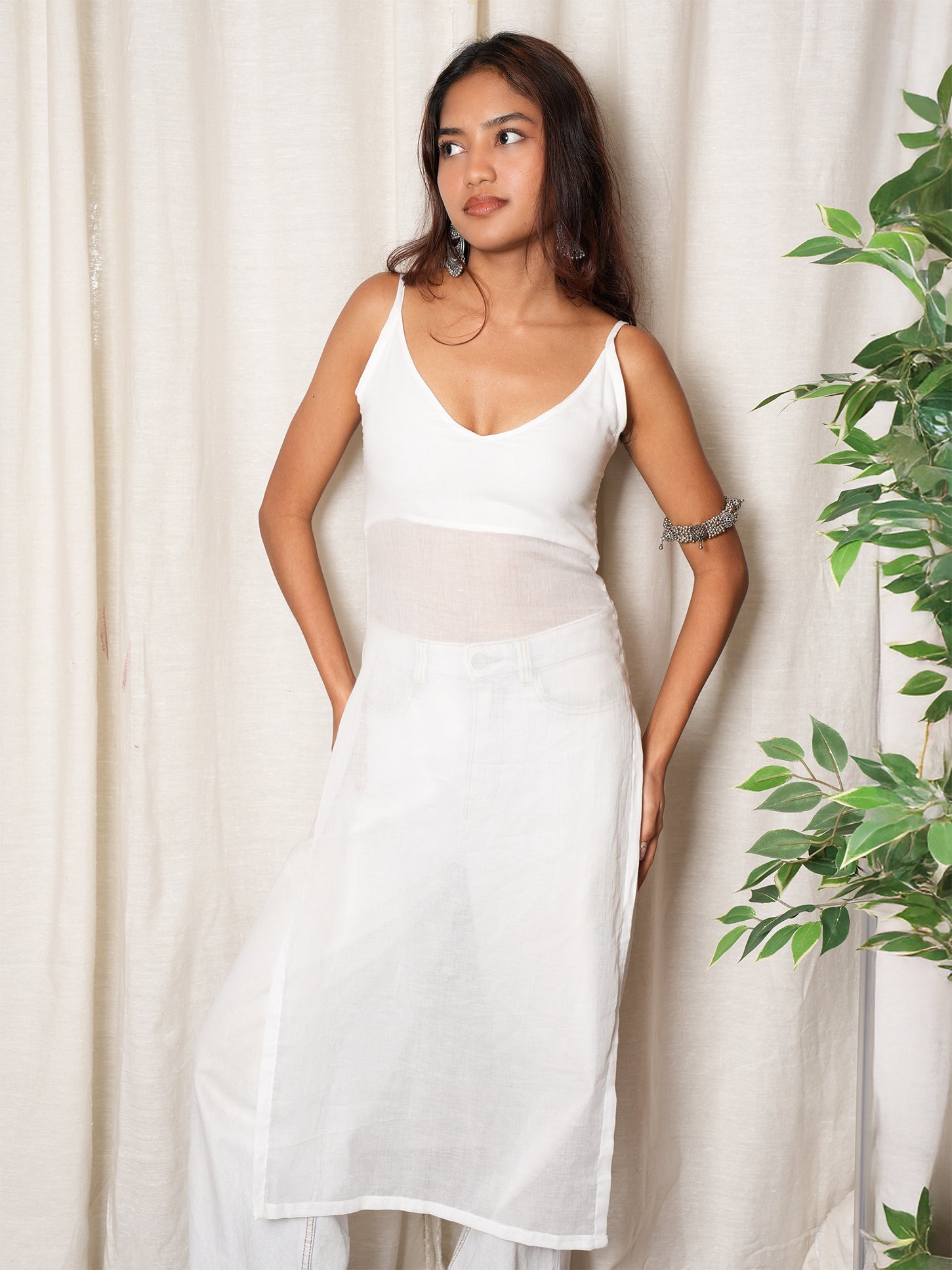 Apoorva Sheer Mul kurti NISHORAMA