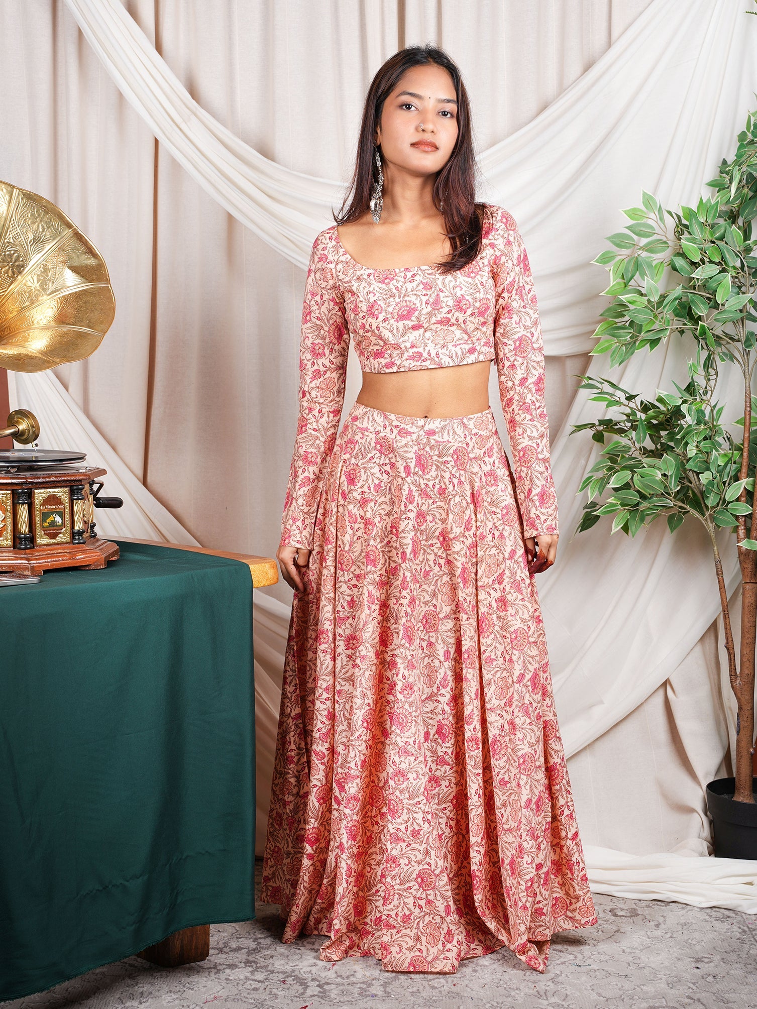 Rani Floral Lehenga Set NISHORAMA
