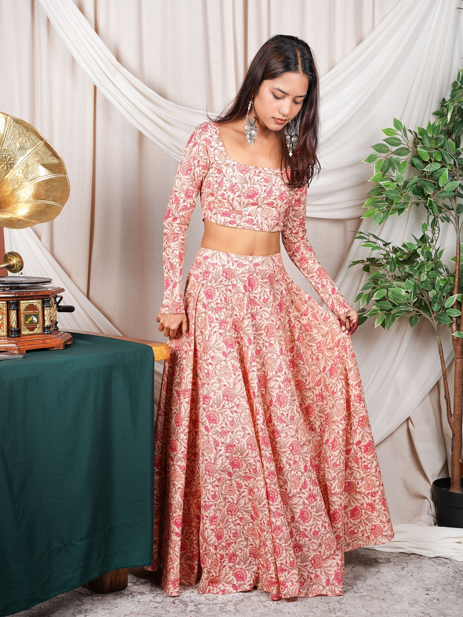 Rani Floral Lehenga Set NISHORAMA