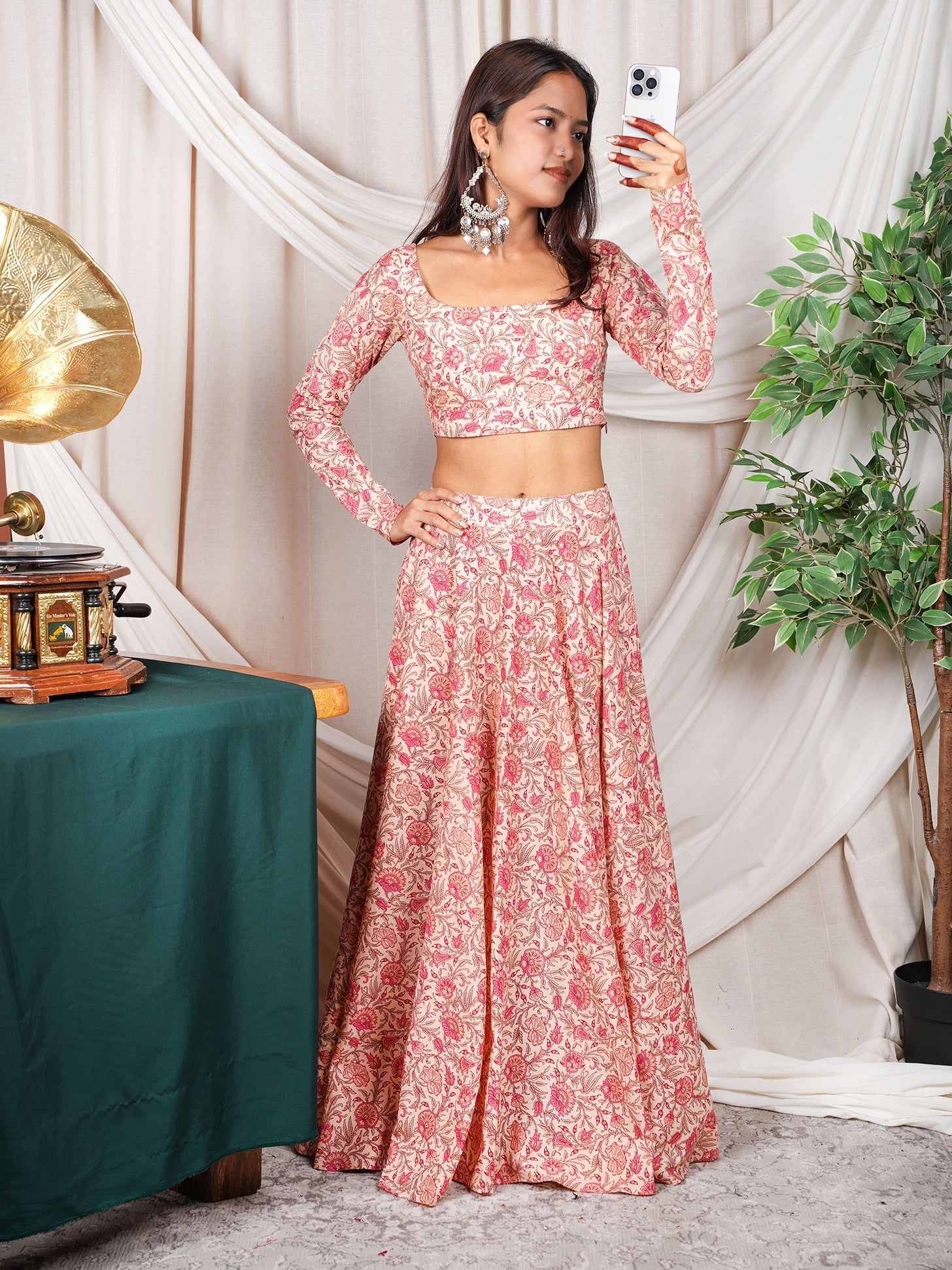 Rani Floral Lehenga Set NISHORAMA