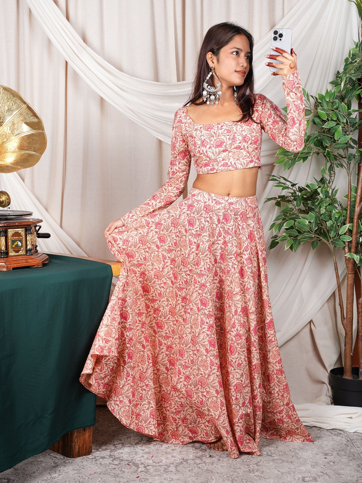 Rani Floral Lehenga Set NISHORAMA
