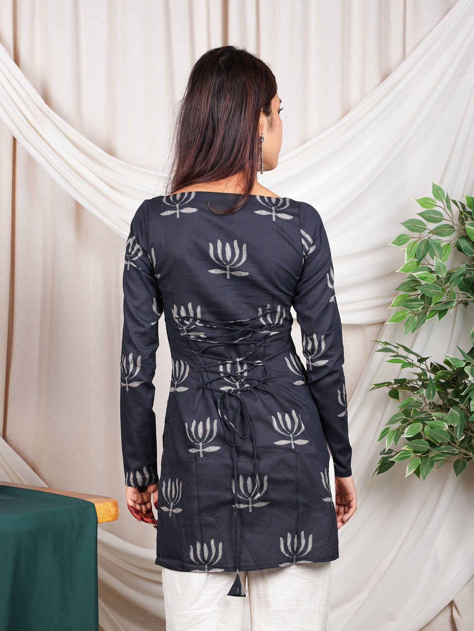 Heer Sleeved Corset Kurti NISHORAMA