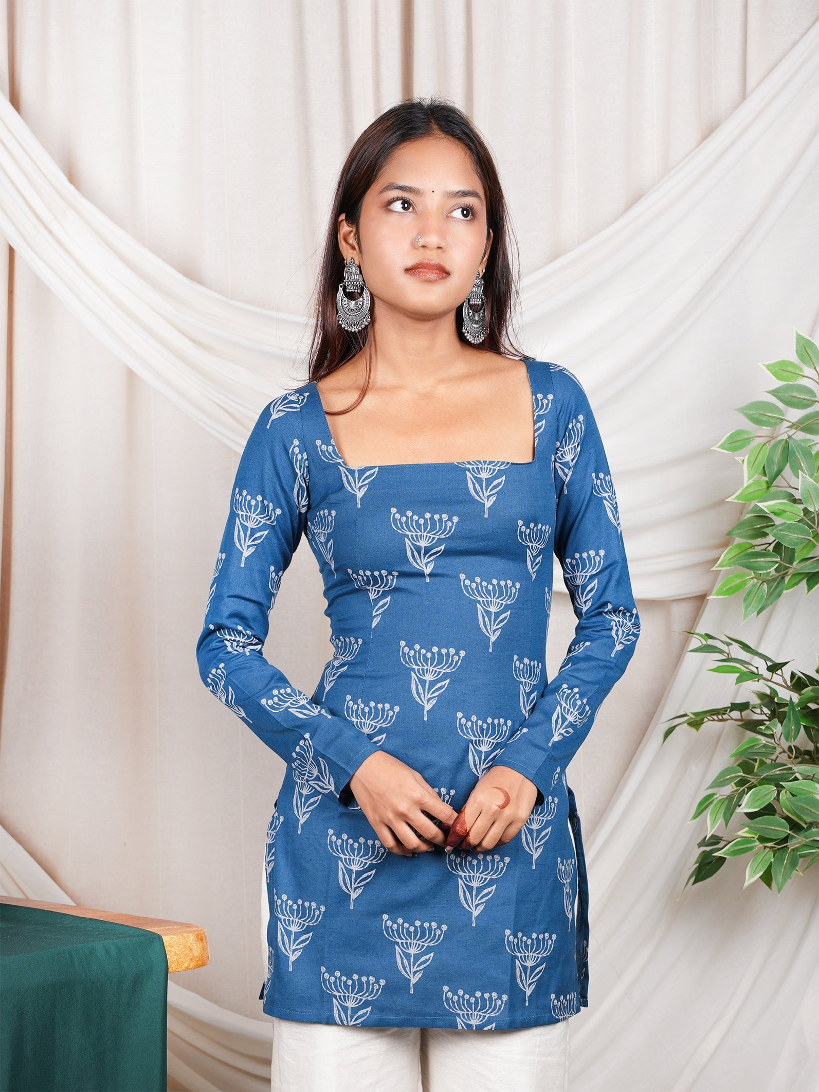 Reet Sleeved Corset Kurti NISHORAMA