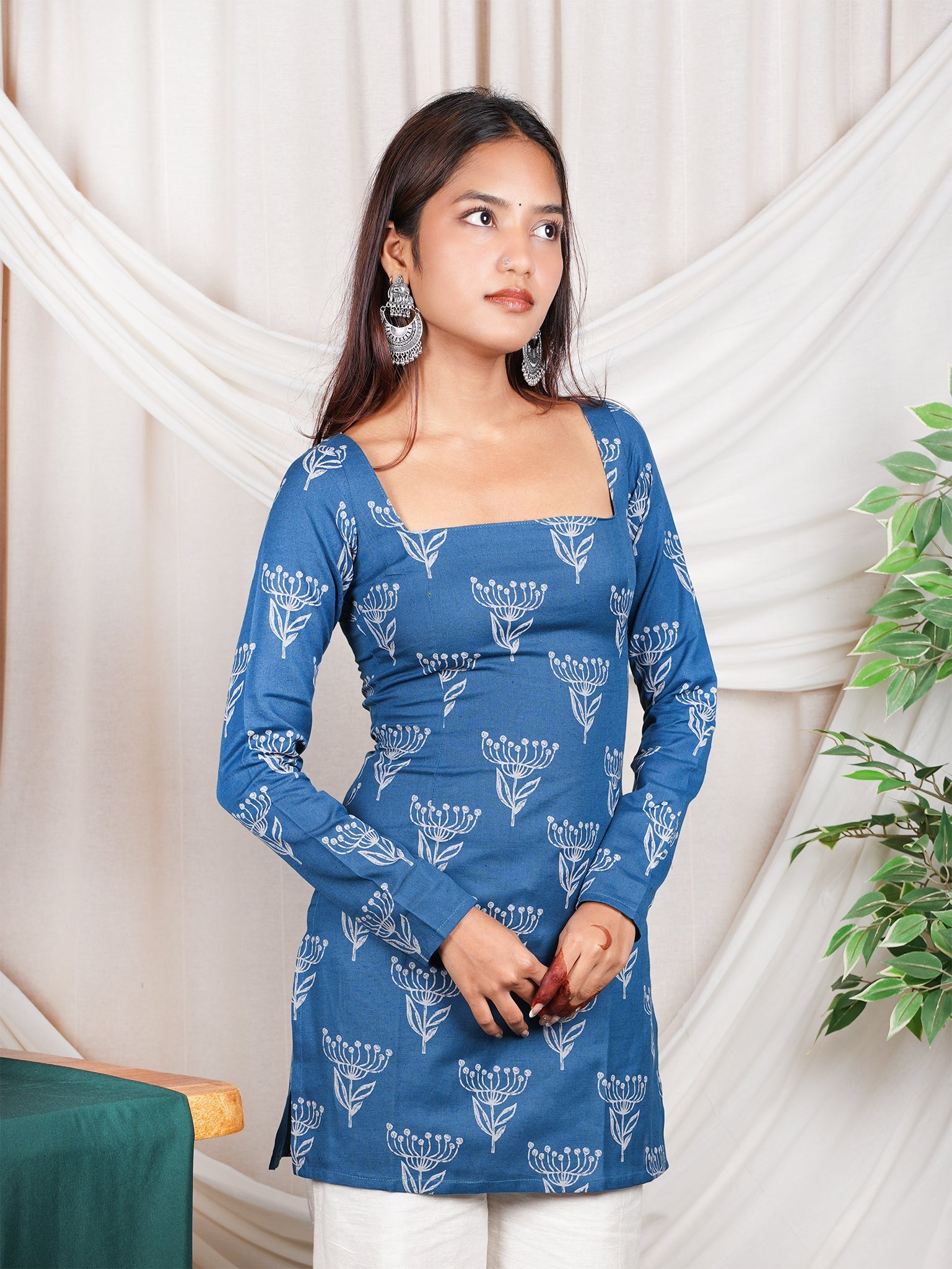 Reet Sleeved Corset Kurti NISHORAMA