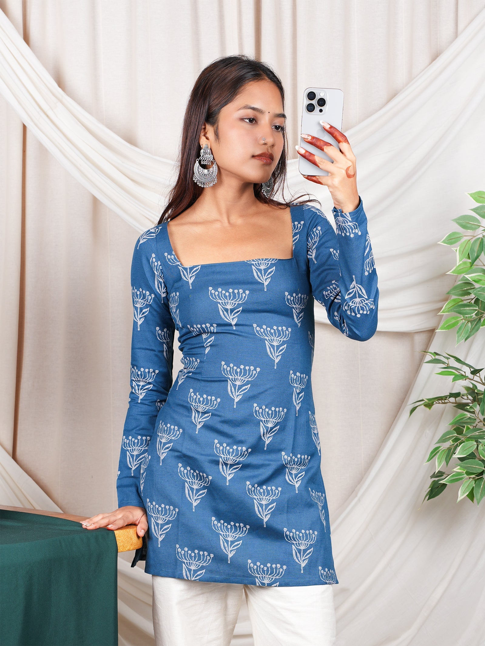Reet Sleeved Corset Kurti NISHORAMA