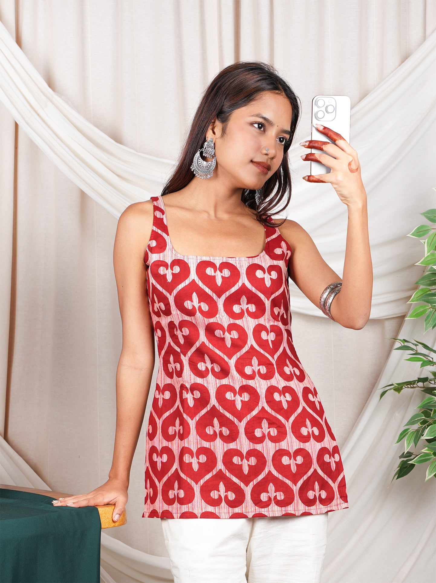 Myra Deep Back Short Kurti NISHORAMA