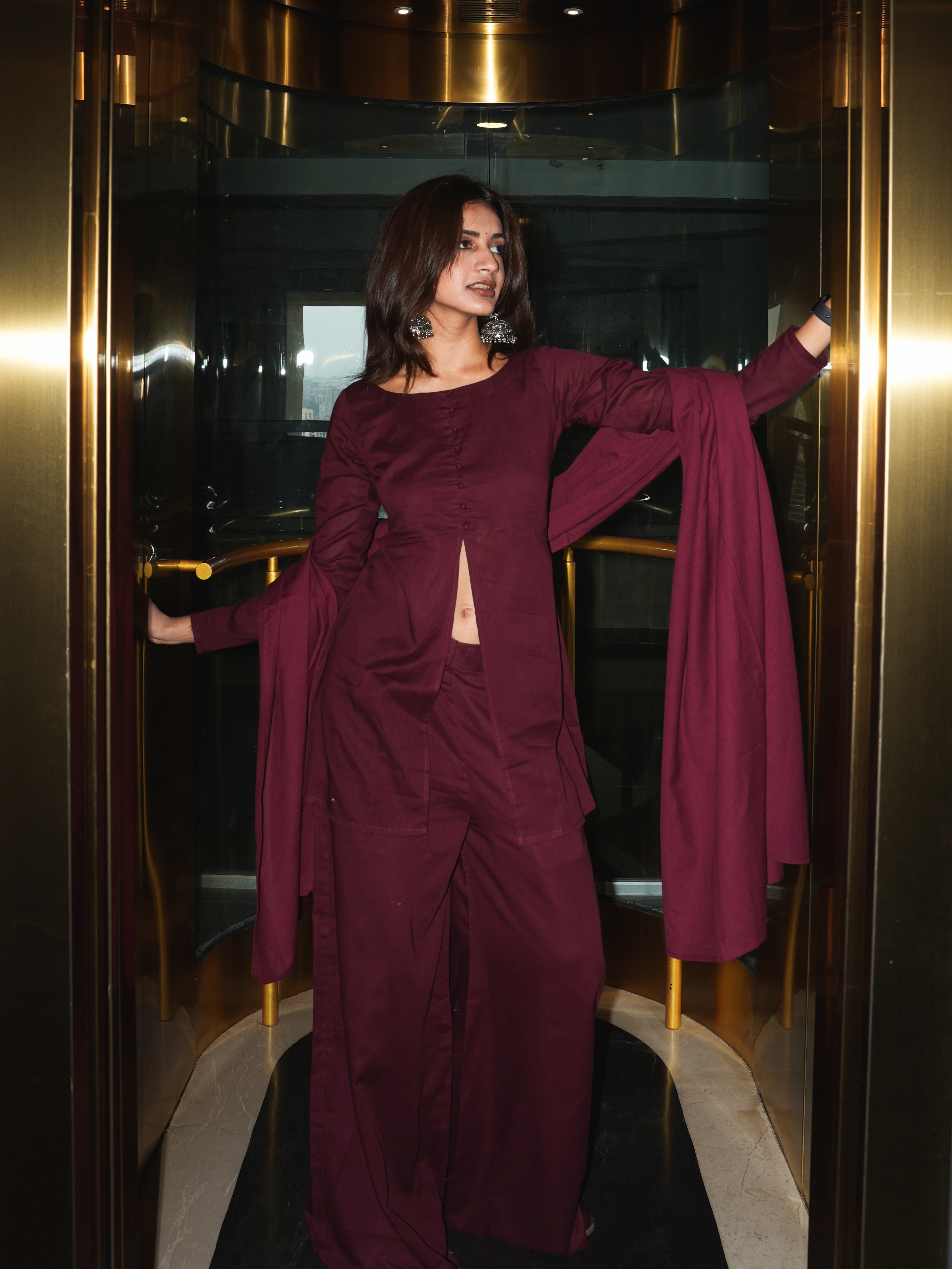 Kareena Mul Kurti Pant Dupatta Set NISHORAMA