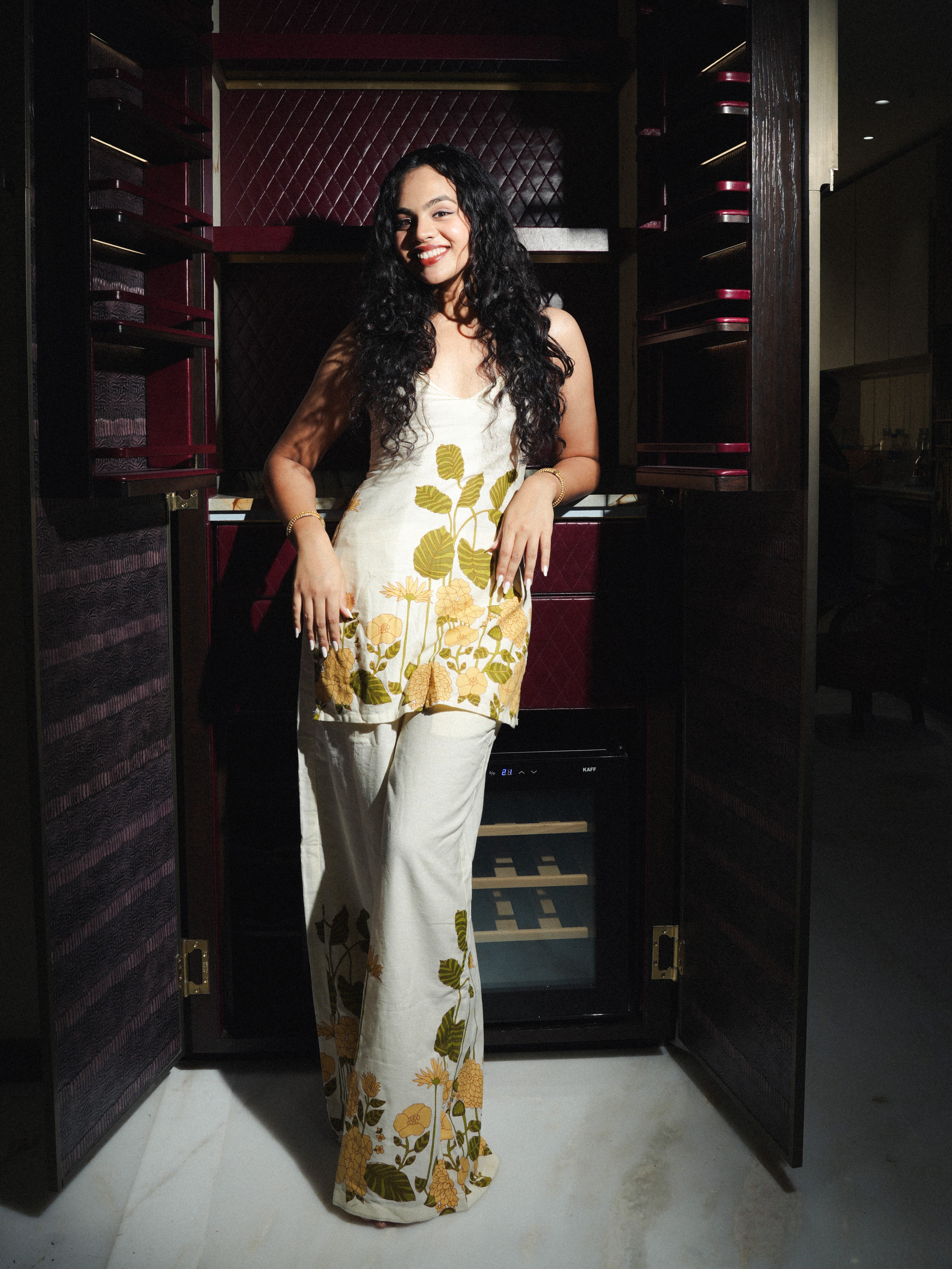 Delilah Halterneck Kurti Pant Set NISHORAMA
