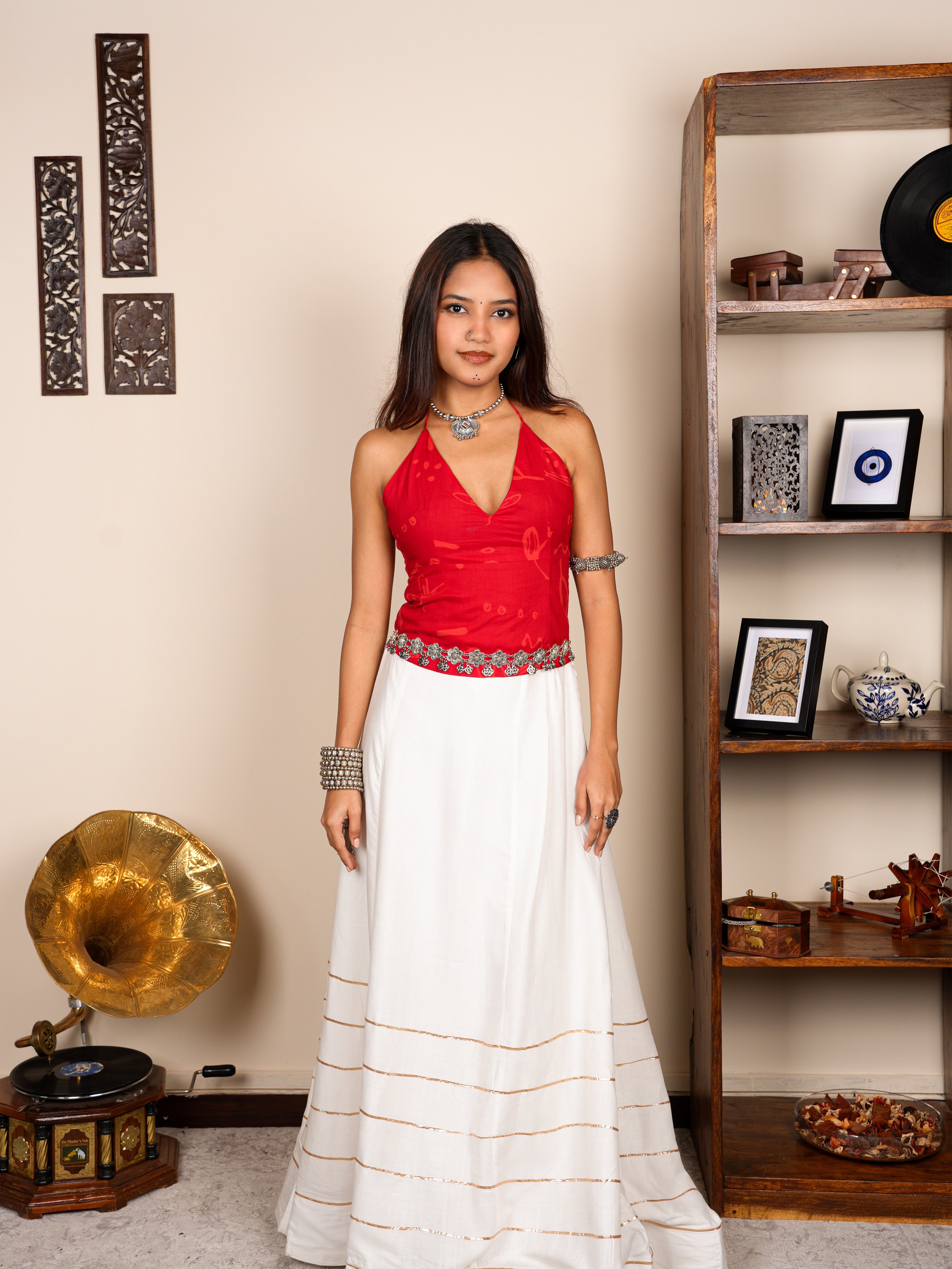 Diya Halter Neck Top NISHORAMA