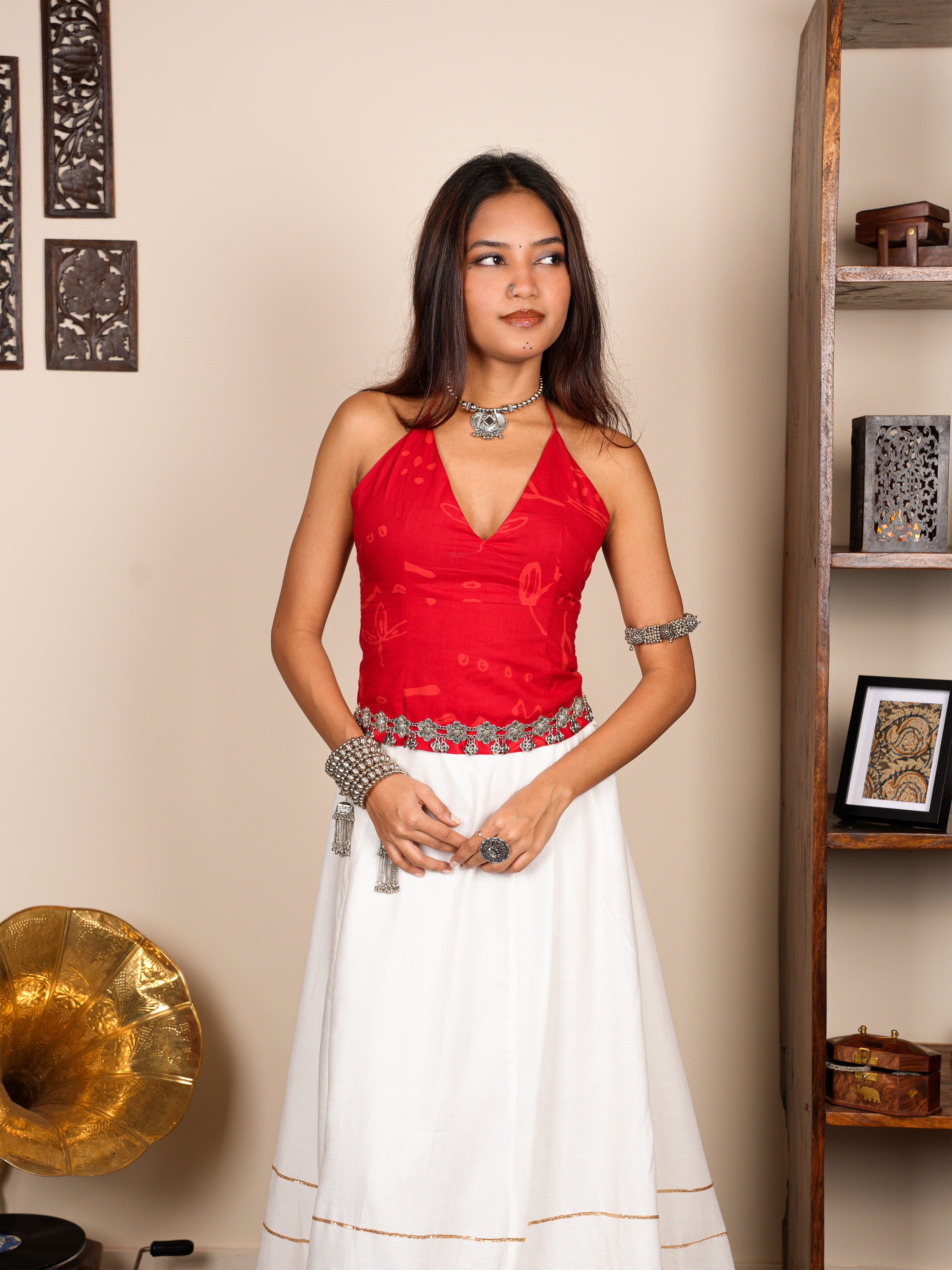 Diya Halter Neck Top NISHORAMA