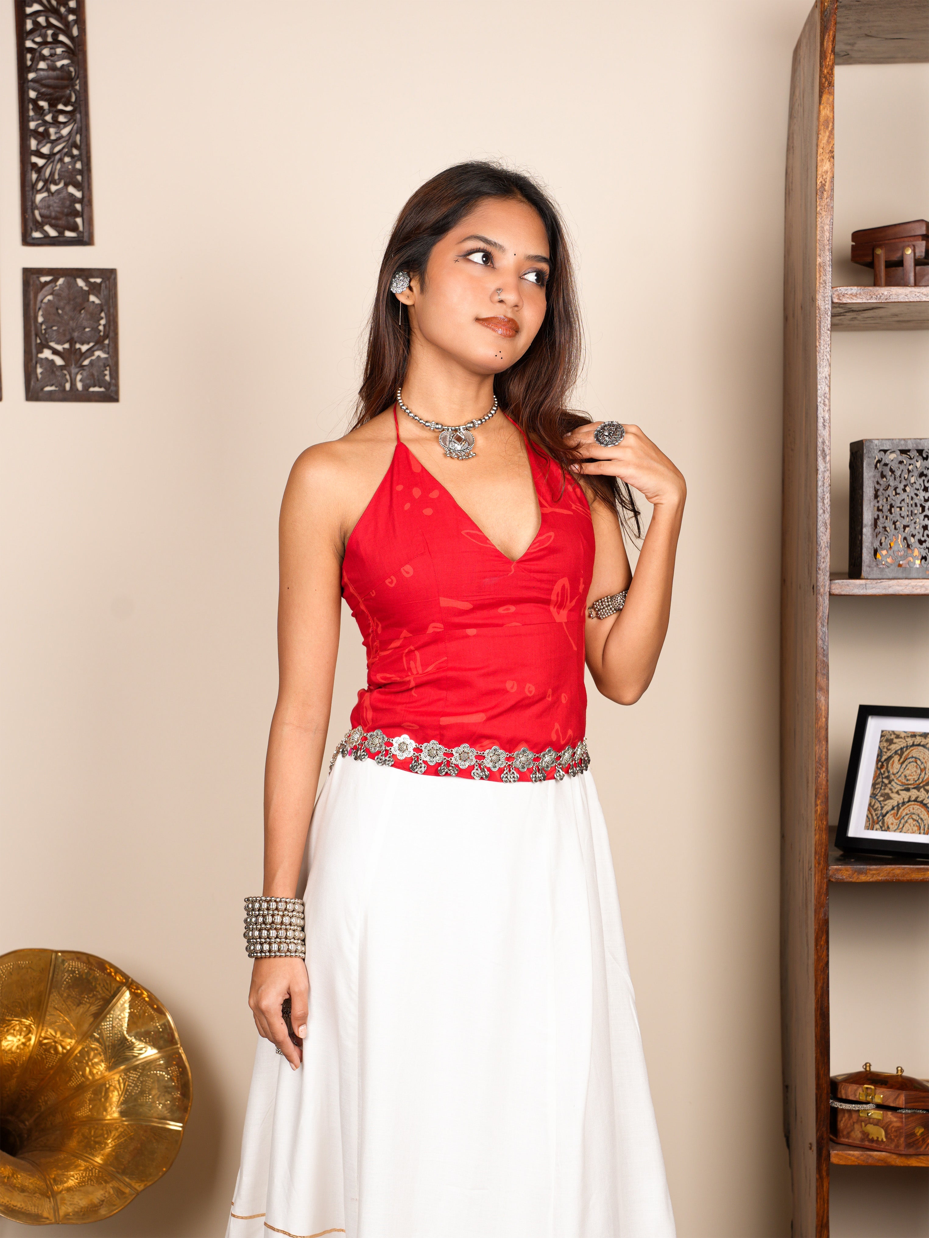Diya Halter Neck Top NISHORAMA