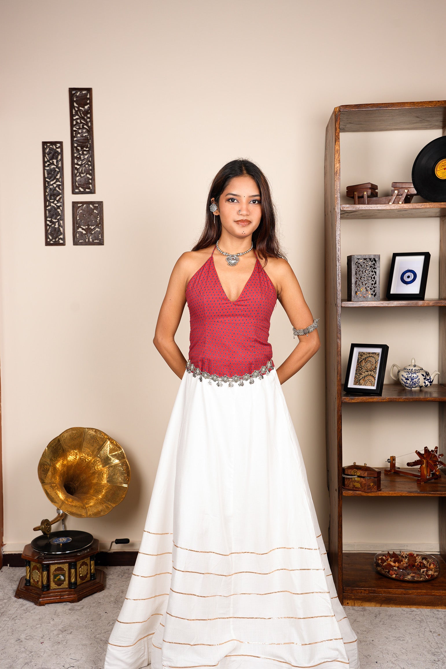 Kavya Halter Neck Top NISHORAMA