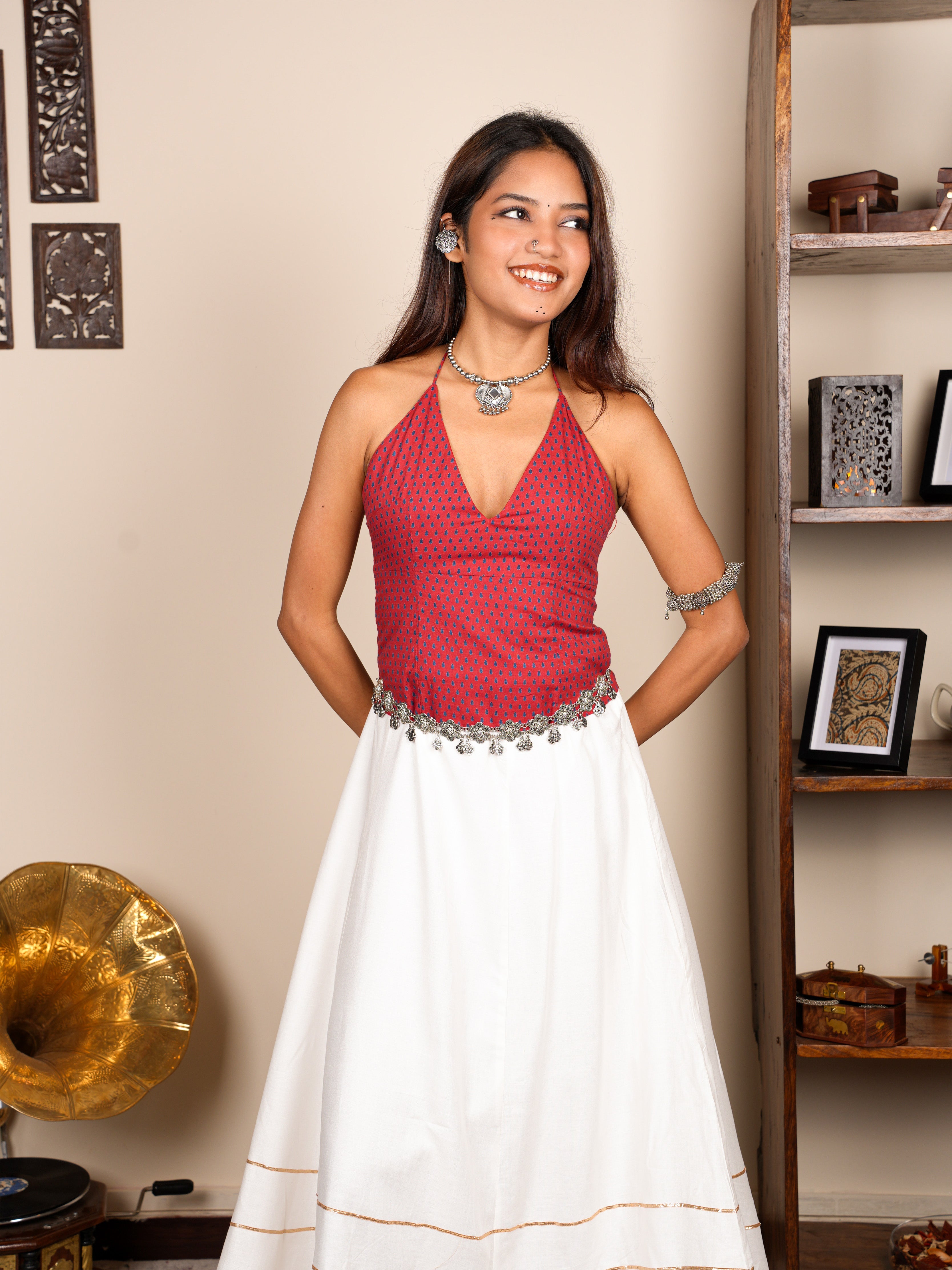 Kavya Halter Neck Top NISHORAMA