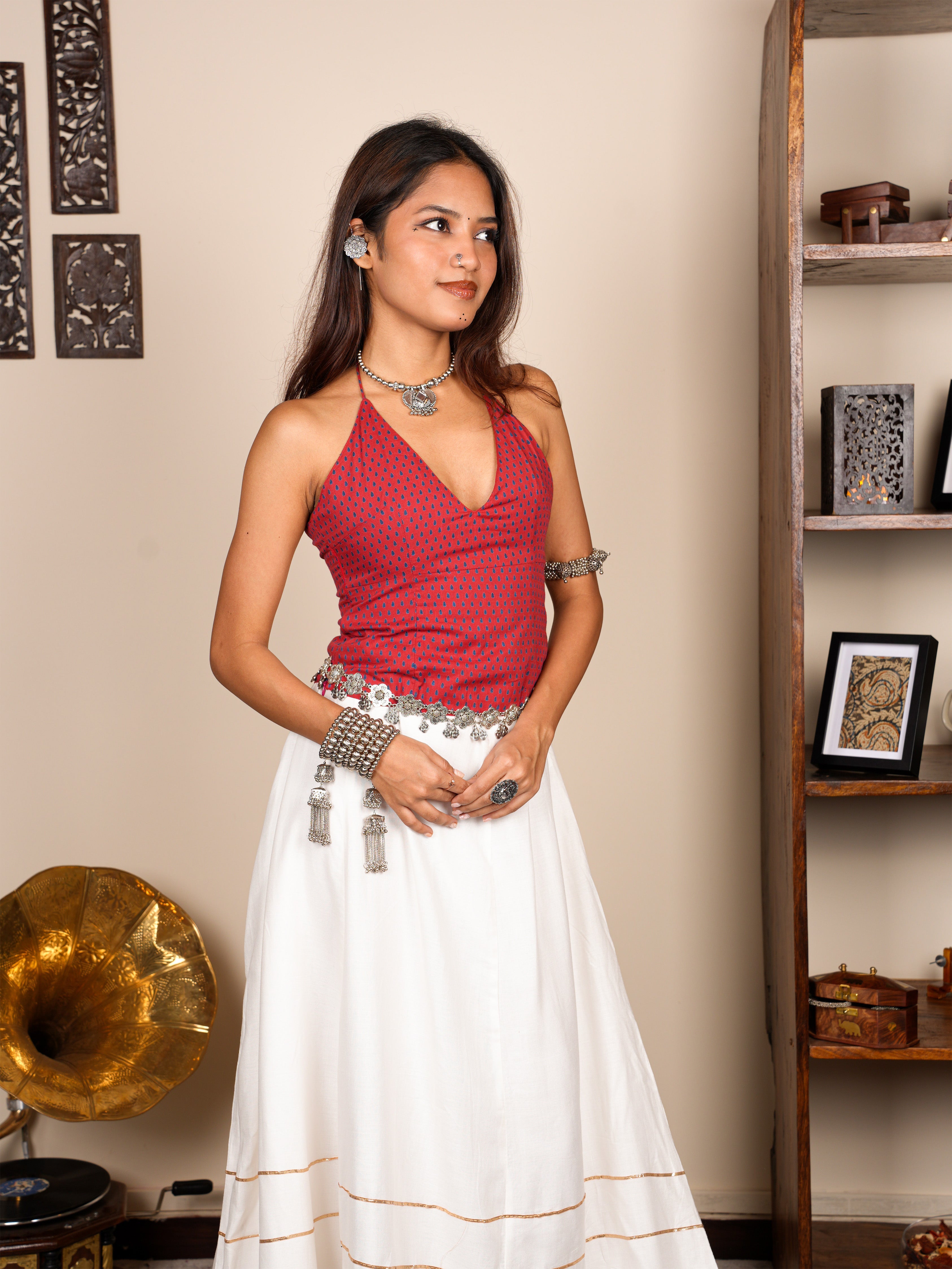 Kavya Halter Neck Top NISHORAMA