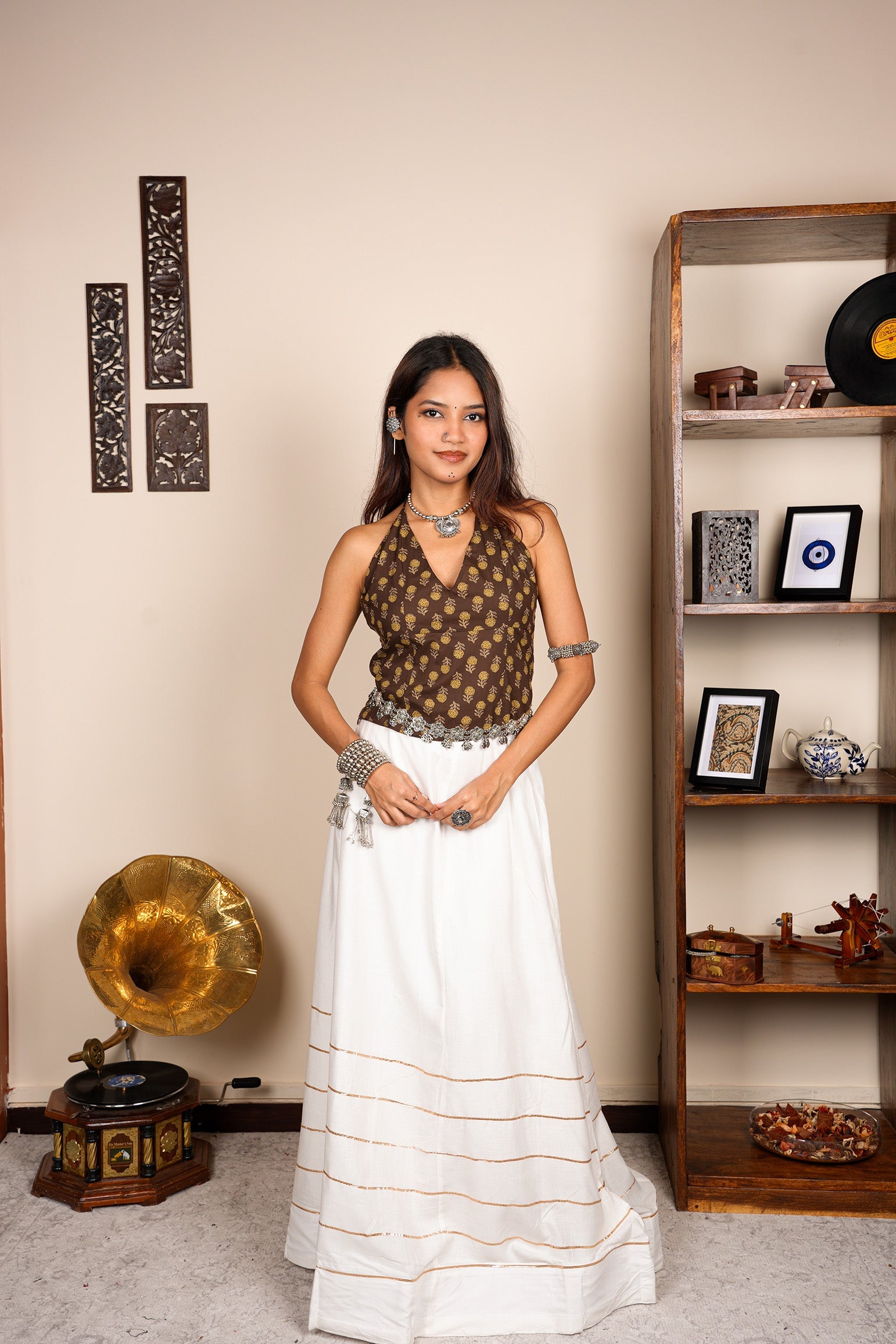 Aarvie Halter Neck Top NISHORAMA