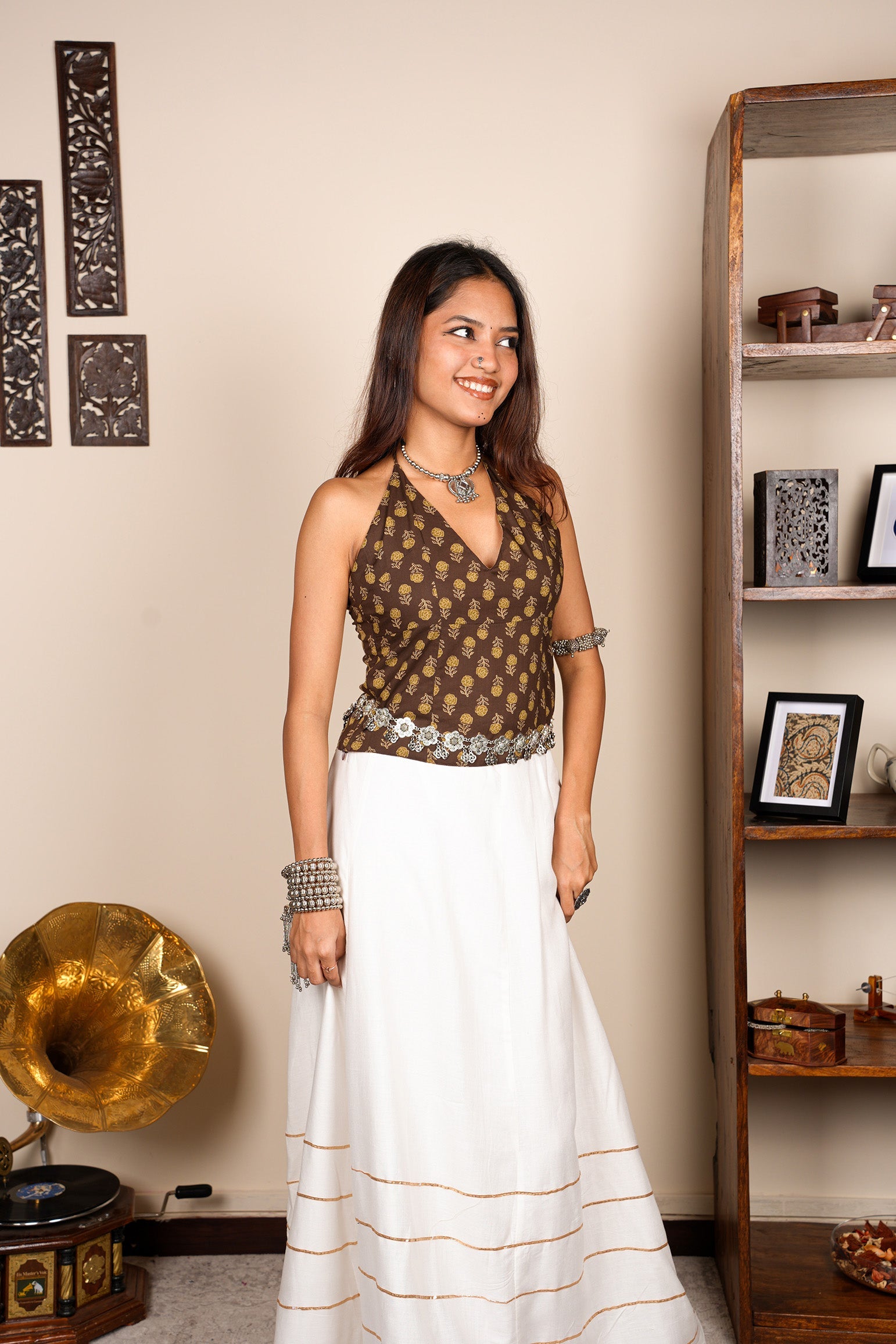 Aarvie Halter Neck Top NISHORAMA