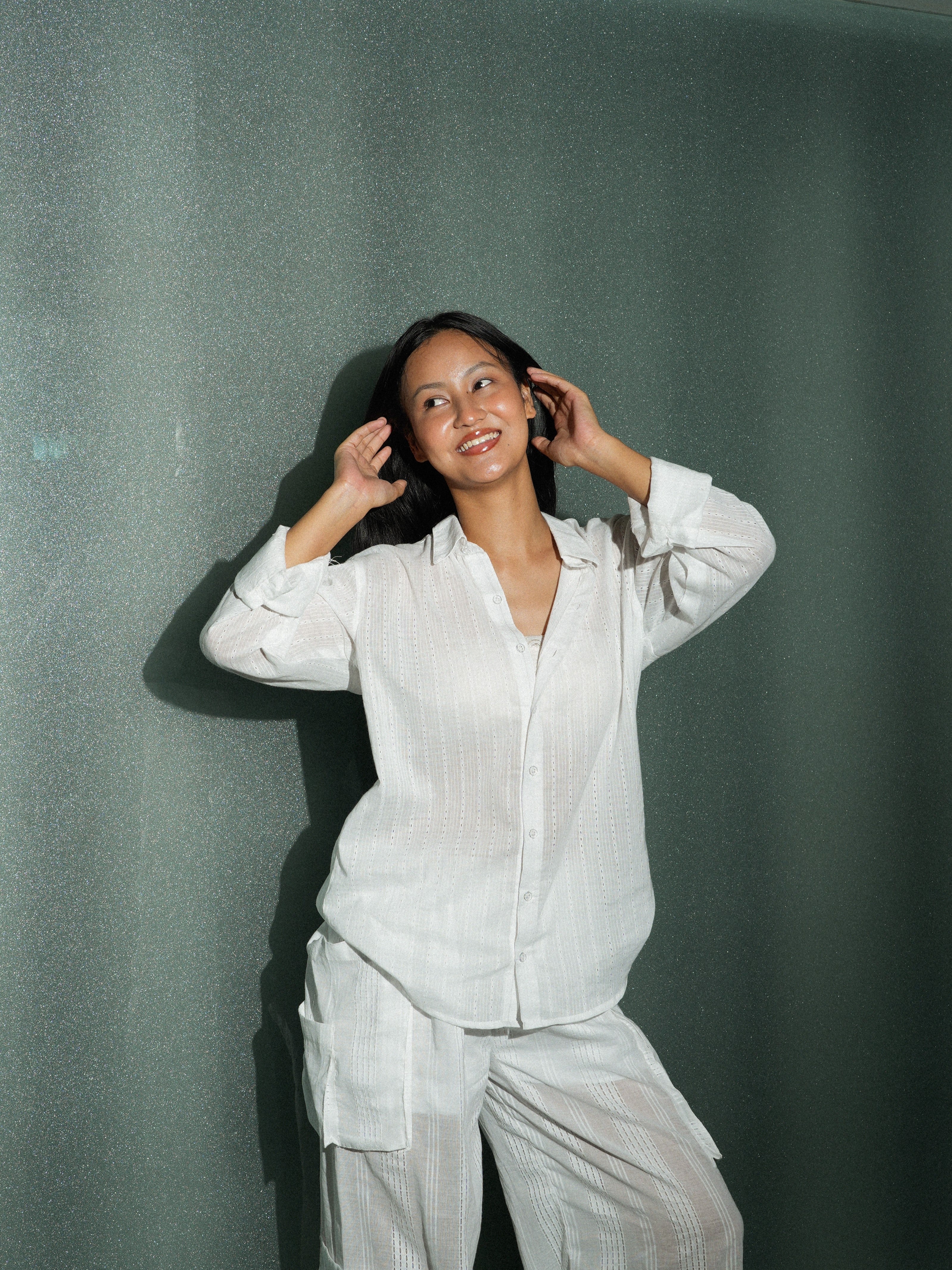 Oversized Jacquard Shirt NISHORAMA