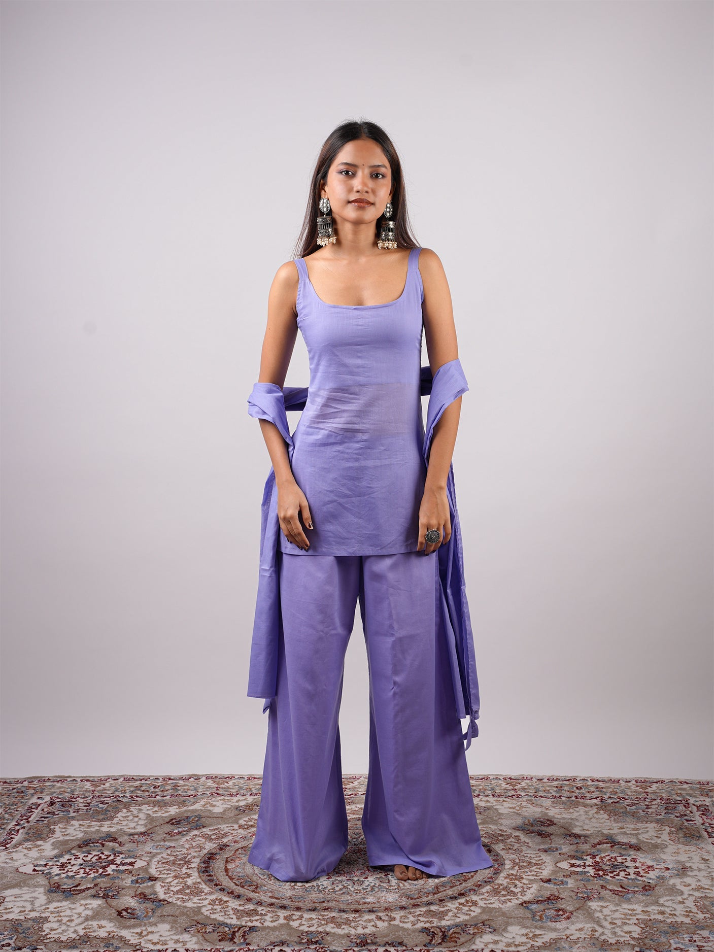 Karishma Mul Kurti Pant Dupatta Set NISHORAMA
