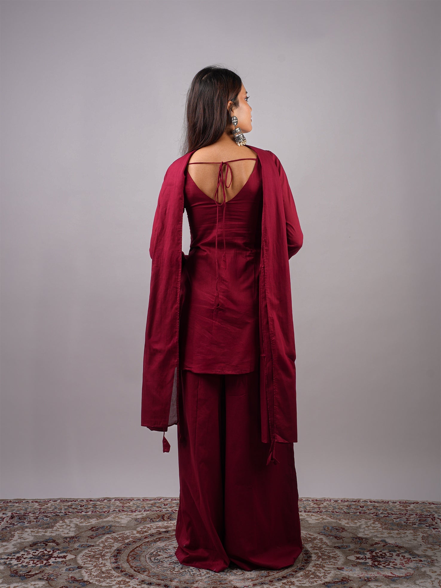 Kareena Mul Kurti Pant Dupatta Set NISHORAMA