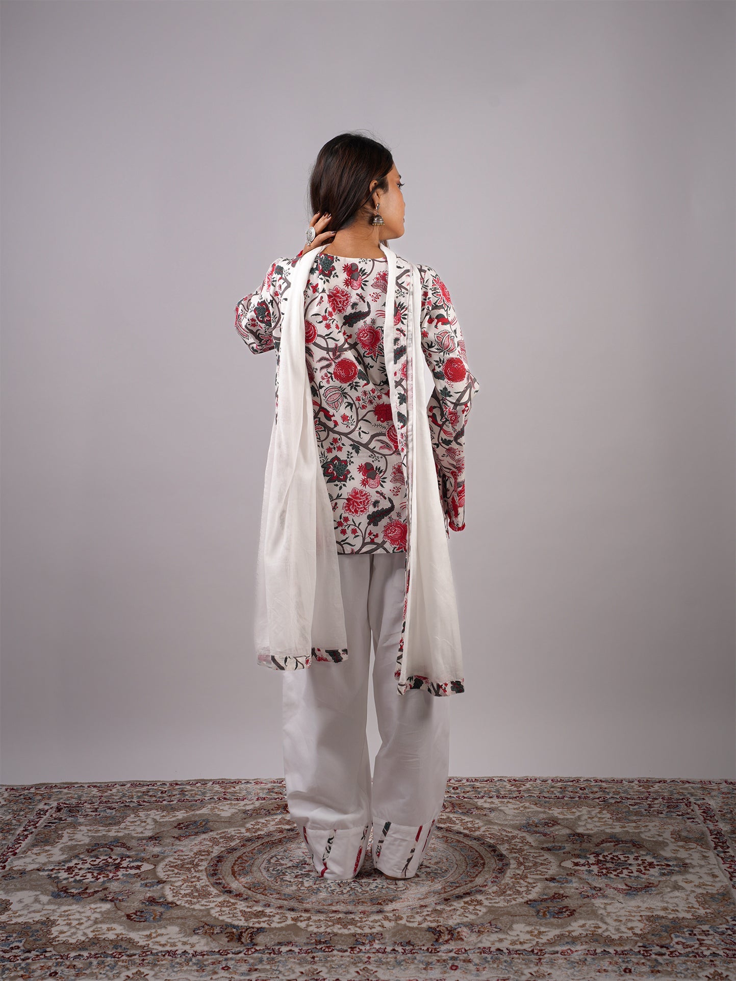 Parishad Farsi Kurti Pant Dupatta Set NISHORAMA