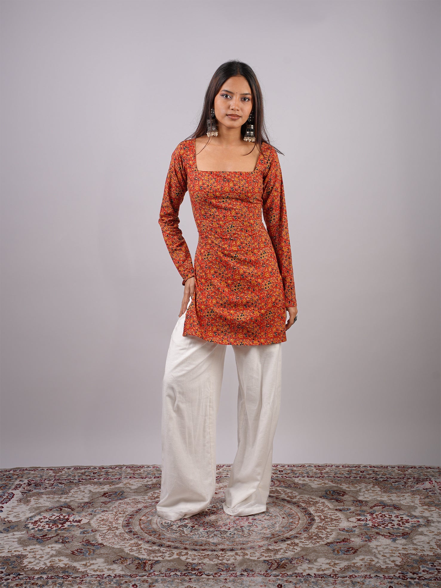 Sana Sleeved Corset Kurti NISHORAMA