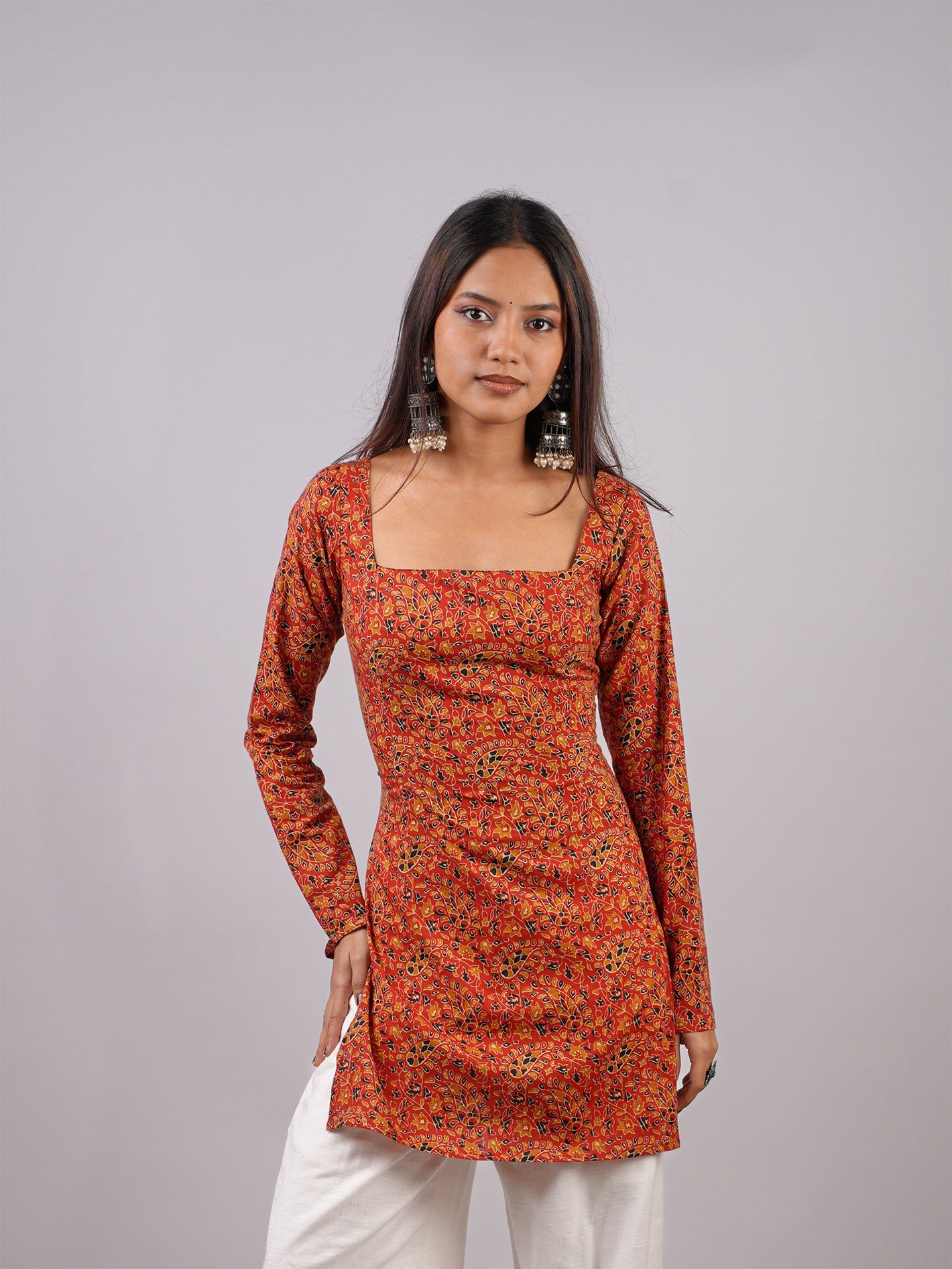Sana Sleeved Corset Kurti NISHORAMA